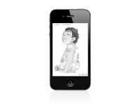 漫画家・井上雄彦氏が手掛けたイラスト「Smile」シリーズの公式iPhone/iPad向けアプリ「Smile by Inoue Takehiko」(C)1997-2012 Excite Japan Co., Ltd.(C)I.T.PLANNING,INC.App Store 