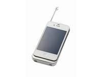 iPhone4S/4対応のバッテリー内蔵ワンセグチューナー「LDT-1Si41WH」