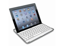 アップルのタブレット型端末「iPad」（第3世代）に対応したBluetoothキーボード一体型のアルミケース「MK1000」