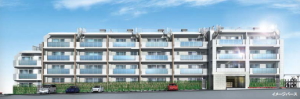 新日本建物＜８８９３＞（ＪＱＳ）は、マンションの買取再販事業として手がけていたマンションプロジェクト「ルネサンス二宮吾妻山公園」（写真）の総戸数３０戸全邸を完成前に完売した。