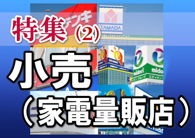 家電量販店主要５社は、薄型テレビの買い替え需要が本格化するには時間を要する可能性が高いため、当面の重点戦略として、人気持続が期待されるスマートフォンやタブレット端末の販売を強化している。