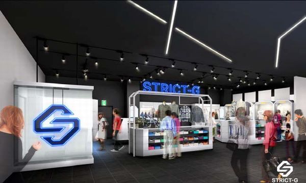 「STRICT-G」の『ガンダムフロント東京店』店舗イメージ（画像：バンダイ）