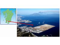 鹿児島市七ツ島メガソーラー発電所（仮称）建設予定地（画像：京セラ）