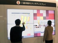 総合案内用ディスプレイ　デジタルサイネージソリューション「PanelDirector」（画像：NEC）