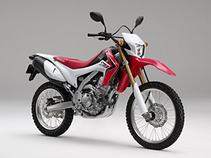 CRF250L（エクストリームレッド）（画像：ホンダ）