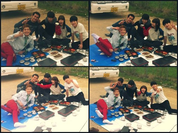 韓国SBS水木ドラマ『屋根裏部屋の皇太子』で熱演を見せている女優のハン・ジミンが、共演者らとの撮影現場写真を公開し話題だ。写真=ハン·ジミンFacebook