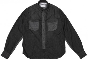 ホワイトマウンテニアリング、人気のデニムシャツをブラックにアレンジ - 直営店限定で発売