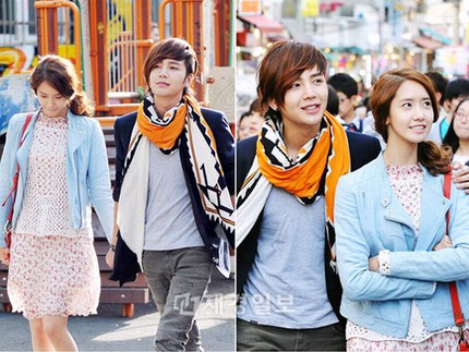 韓国KBSドラマ『ラブレイン』で、チャン・グンソクと少女時代ユナが弘大デートを楽しんだ。