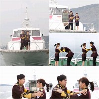『ザ・キング2Hearts』のイ・スンギ＆ハ・ジウォンが、船上での撮影を公開し、注目を集めている。写真 =キム·ジョンハクプロダクション
