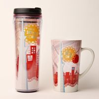 数量限定の記念タンブラーとマグカップ（画像：スターバックスコーヒージャパン）