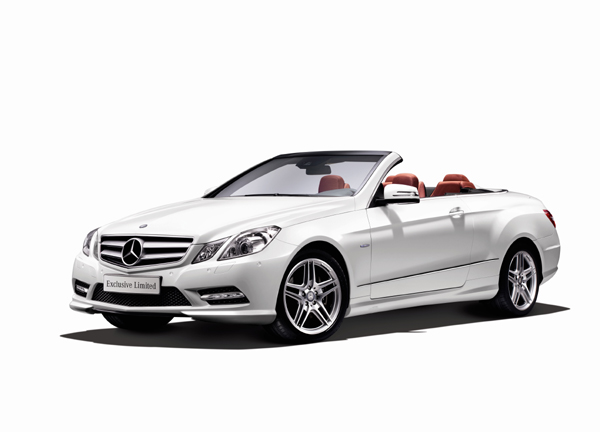 「E 350 BlueEFFICIENCY Cabriolet Exclusive Limited」（画像：メルセデス・ベンツ日本）