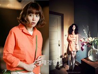 女優イ・ミンジョンと少女時代のソヒョンが、同じオレンジ色のジャケットを着て話題になっている。写真＝イ・ミンジョン：ドラマ「ビッグ」撮影スチール ボンファクトリー、ソヒョン：Ｗ3月号グラビア