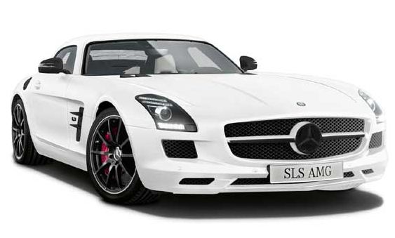 SLS AMG Coupe Matt White Edition（画像：メルセデス・ベンツ日本）