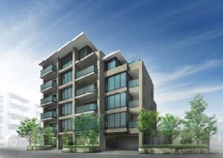 「グランドメゾン大濠Park」の外観（完成イメージ）（画像：積水ハウス）