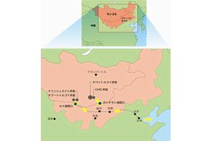 モンゴル炭鉱地図（画像：双日）