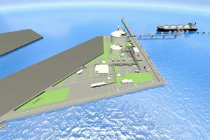 日立LNG基地の完成予想図（画像：東京ガス）