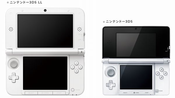 「ニンテンドー3DS LL」（左）と「ニンテンドー3DS」（右）（画像：任天堂）