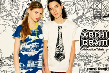 前衛建築家集団アーキグラム×グラニフのコラボTシャツ発売