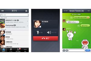 「LINE」の利用イメージ（画像：KDDI）