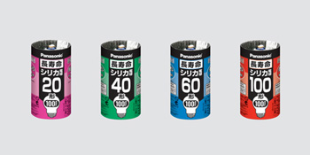 長寿命シリカ電球（パッケージ入り）（画像：パナソニック）