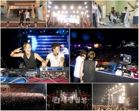 チャン・グンソクが、4日、蚕室総合運動場オリンピック競技場で開かれた、アジア最大規模のエレクトロニックフェスティバル「UMF KOREA 2012」で、メインステージを熱く飾り、3万人の観客を熱狂させた。写真=UMF KOREA＆ツリージェイカンパニー