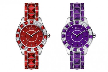 エレガント＆スポーティーな時計「ディオール クリスタル」に新色 - ムッシュが愛したパープルとレッド