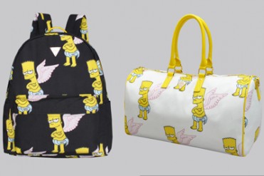 ジョイリッチ×シンプソンズ、コラボアイテムを東京で世界先行発売-ポップでカラフルなバッグやMA-1