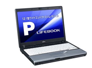 富士通は17日、使用済みのCDやDVDをノートパソコンの筐体に再生利用するリサイクルシステムを富士通研究所と共同で構築し、夏モデルのノートパソコンの一部で再生プラスチックの利用を開始したと発表した。写真は、再生プラスチックが採用された企業向けノートパソコン「LIFEBOOK P772/E」