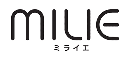 LED照明の新ブランド「MILIE（ミライエ）」のロゴ（画像：三菱電機）