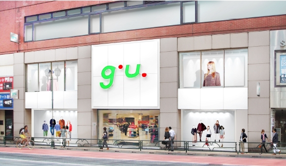 「ジーユー新宿三丁目店」イメージ（画像：ジーユー）