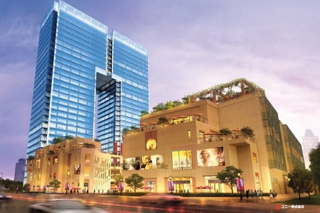 「（仮称）アピタ上海金虹橋店」イメージパース（画像：ユニー）