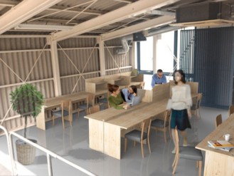 東京・原宿キャットストリートに、キッチンスタジオ付きのシェアオフィス「COOK & Co」がオープン