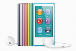 新しいiPod nano（画像：アップル）