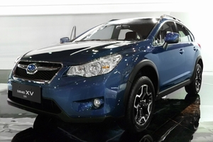 マレーシアでKD生産した「SUBARU XV」の試作車（写真：富士重工業）