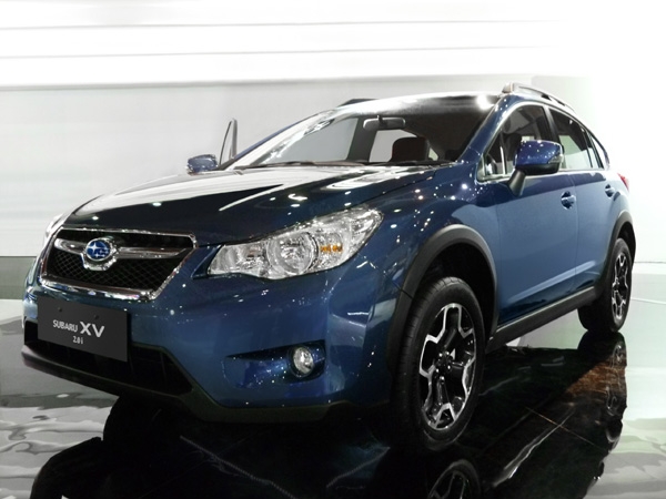 マレーシアでKD生産した「SUBARU XV」の試作車（写真：富士重工業）