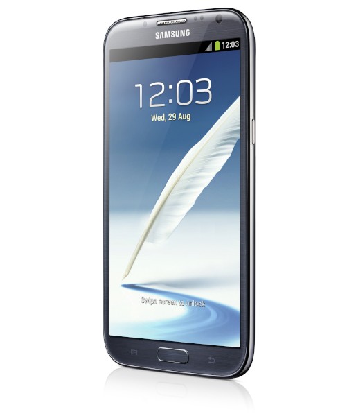 サムスン電子のスマートフォン「Galaxy Note」の最新モデル「Galaxy Note II」
