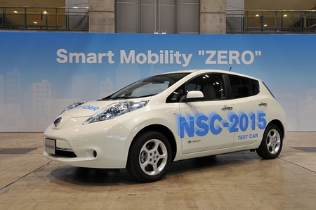 テストカー「NSC‐2015」（写真：日産自動車）