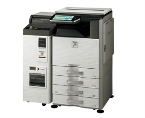 新型デジタルフルカラー複合機「MX-3610DS」（画像：ファミリーマート）