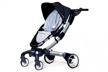 リステアに世界初の電動開閉式ベビーカー - 赤ちゃん周りの気温チェックやiPhoneの充電機能など