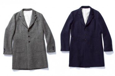 ハリスツイードを使用したsoe(ソーイ)の新作チェスターフィールドコート