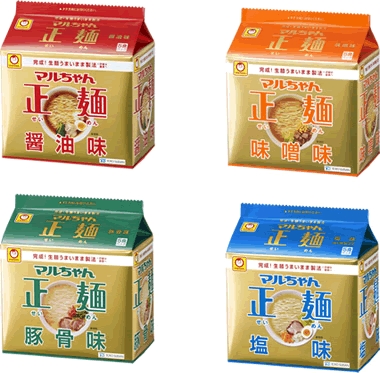 「マルちゃん正麺」シリーズ（画像：東洋水産）