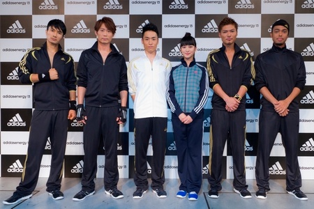 アディダスジャパンは14日、2013年の新作トレーニングウェア「adidasenergy13（アディダスエナジー13）」の新商品発表会を開催した。