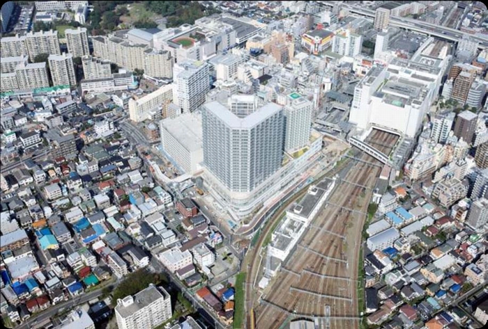 “bono相模大野”全景：2012年10月22日現在（画像：野村不動産）