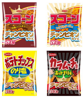 フレンテ＜２２２６＞（ＪＱＳ）の事業会社である株式会社湖池屋は、「チャンピオンサイズ　スコーン　和風バーベキュー」「チャンピオンサイズ　スコーン　トリプルチーズ味」の２品を・・・。