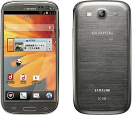 「docomo NEXT series GALAXY S III α SC-03E」Titanium Gray（画像：NTTドコモ）