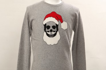 ルシアン ペラフィネからクリスマス限定カシミアニットウェア「スカルサンタニット」発売