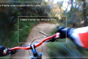 iPhoneを一人称視点カメラに変えることができるアタッチメント「miveu-X for iPhone4S/4」