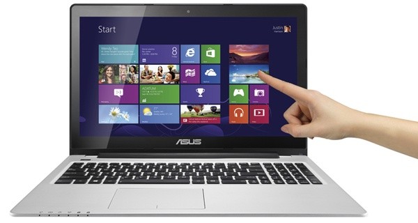 15.6型ワイドの大画面タッチスクリーンを搭載したUltrabook「ASUS VivoBook S550CM」