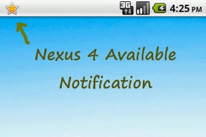 Nexus 4の入手を待ちわびているユーザーには便利な、入荷状況を知らせてくれるAndroidアプリ「Nexus 4 Stock Alert」が登場した。