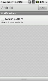 Nexus 4の入手を待ちわびているユーザーには便利な、入荷状況を知らせてくれるAndroidアプリ「Nexus 4 Stock Alert」が登場した。
